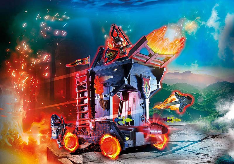 Ariete de Fuego de los Bandidos de Burnham Playmobil